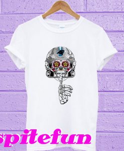 Skull Carolina Panthers shus she fuck up T-shirt