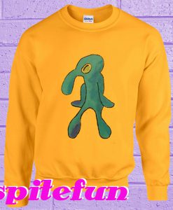 Squidward Painting Sweatshirt