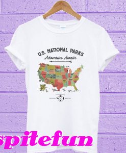 US national parks adventure awaits T-shirt