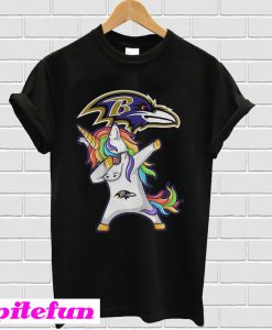 Dabbing hip hop unicorn Dab Baltimore Ravens T-Shirt