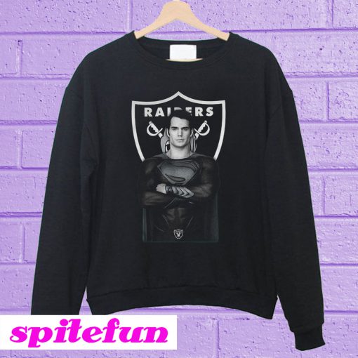 Oakland Raiders Superman Clark Kent Sweatshirt