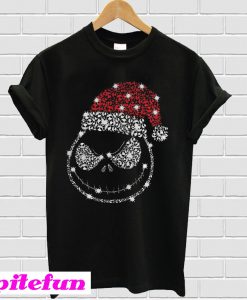 Santa hat Jack Skellington T-Shirt
