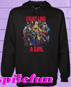 Marvel Fight Like A Girl Hoodie