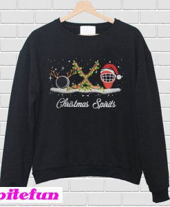 Hockey Christmas spirits Sweatshirt
