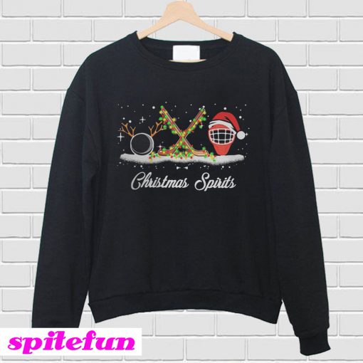 Hockey Christmas spirits Sweatshirt
