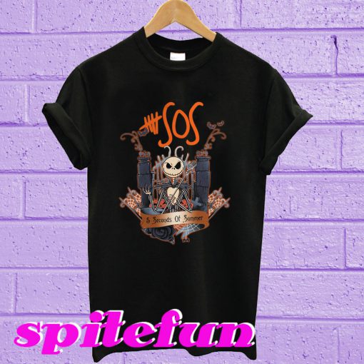 Jack Skellington 5 seconds of summer Halloween T-shirt