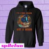 I'm A Book Dragon Not A Worm Hoodie