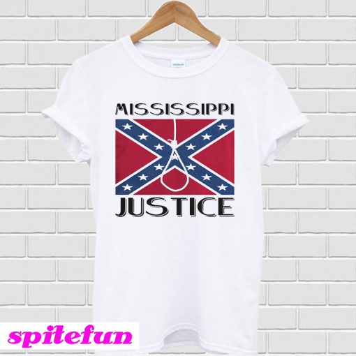 Confederate Flag Mississippi Justice T-Shirt