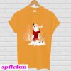 Corgi Is Watching The Snow T-Shirt