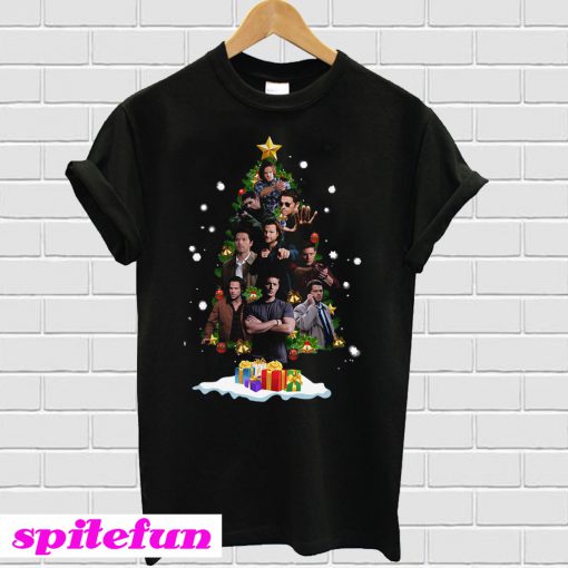 Jensen Ross Ackles Christmas tree T-shirt