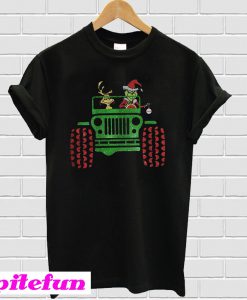 Max And Grinch Jeep T-Shirt
