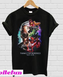 Stan Lee 1922 2018 Thank You For The Memories T-shirt