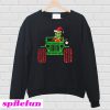Glitter Grinch Drive Jeep Christmas Sweatshirt