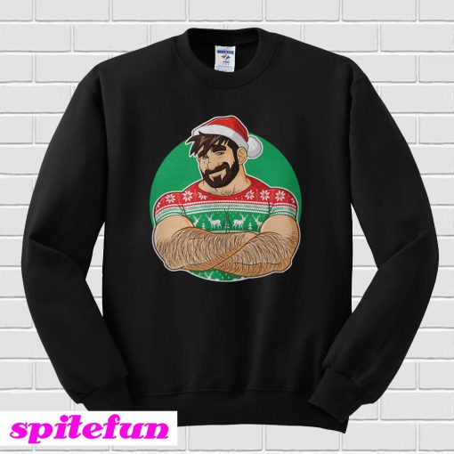 Adam likes crossing arms at Xmas parties Sweatshirt