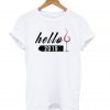 Hello 2019 Wine New Year T-shirt
