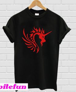 Red Dragon Horn Logo T-shirt