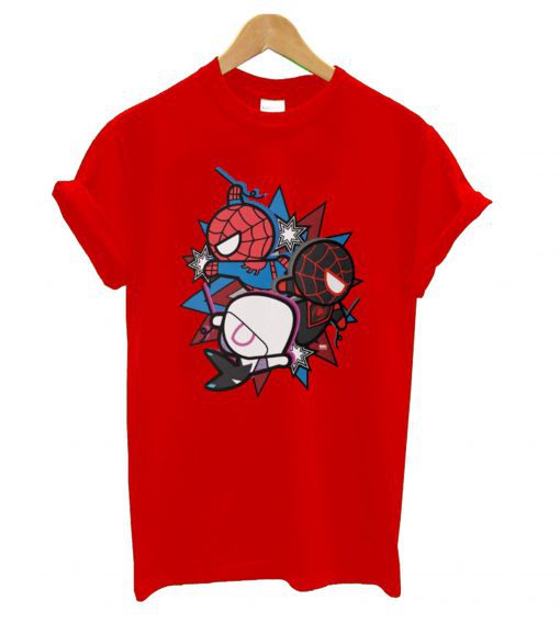 Kawaii Spider-Man, Spider-Gwen, & Miles Morales T-shirt