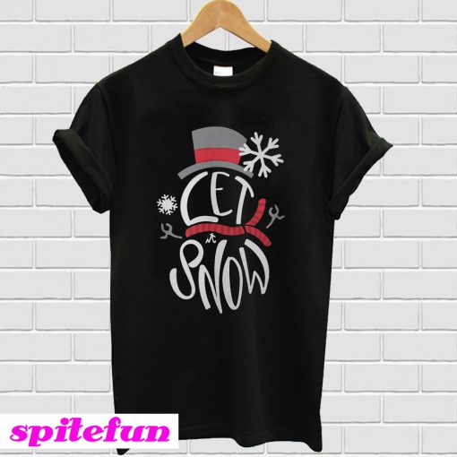 Let It Snow snowman T-shirt