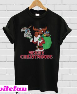 Merry Christmoose Bullwinkle T-shirt