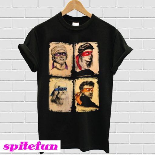 Raphael Leonardo Donatello Michelangelo TMNT T-shirt