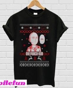 Saitama One Punch man Christmas ugly T-shirt