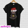 Santa Baby Sloth Christmas light ugly T-shirt