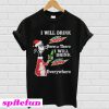 Santa Dr Seuss I will drink Mtn Dew here or there or everywhere T-shirt