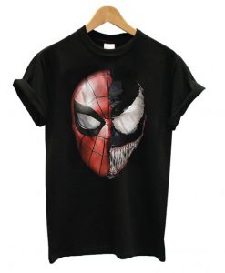 Venom Spidey Faces Spiderman Avengers T-shirt