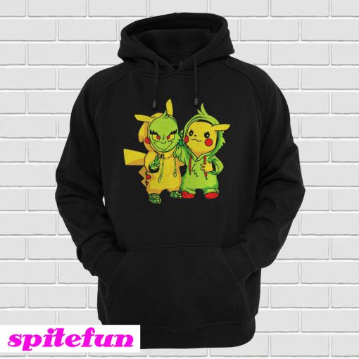 Grinch and Pikachu Hoodie