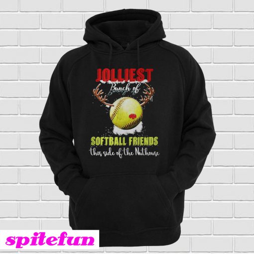 Jolliest Bunch Of Softball Friends Hoodie