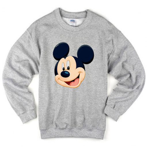 Mickey Mouse Head Sweatshirt