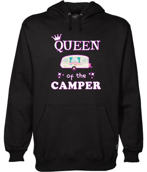 Queen camper camping Hoodie