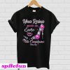 Una Reina nacio en Enero Feliz cumpleanos para mi T-shirt