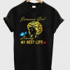 January Girl Living My Best Life Powerful Smart Strong Beauty Queen T-shirt