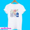 Flower Michelob Ultra Coors Light Bud Light Beer T-Shirt