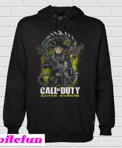 Dragon Ball Songoku Call of Duty Saiyan Warfare Hoodie