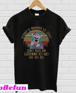 Count Von Count Today’s Number Is Zero T-Shirt