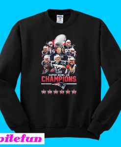 Patriots Super Bowl LIII Champions 2002 2004 2005 2015 2017 2019 Sweatshirt
