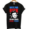 Rick Astley for President Never Gonna Give You Up T-Shirt