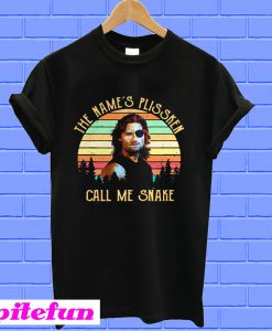 Kurt Russell the name’s Plissken call me snake sunset T-shirt