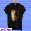 Lovely American Flag Jeep T-shirt