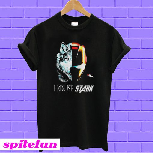 Game Of Thrones Tony Stark Avengers House Stark T-shirt