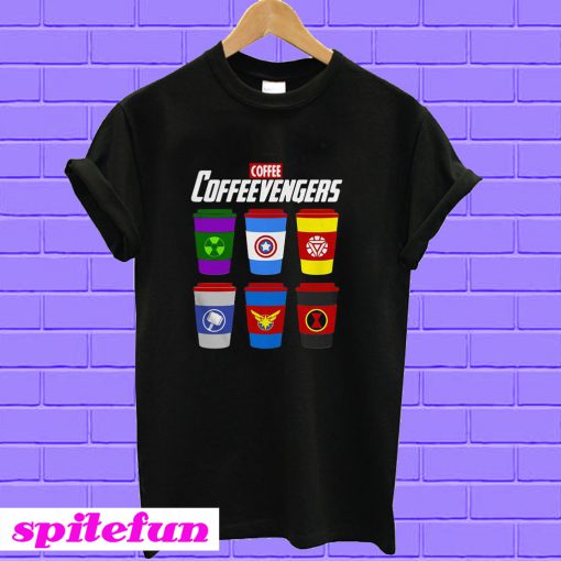 Marvel Avengers Endgame coffee Coffeevengers T-shirt