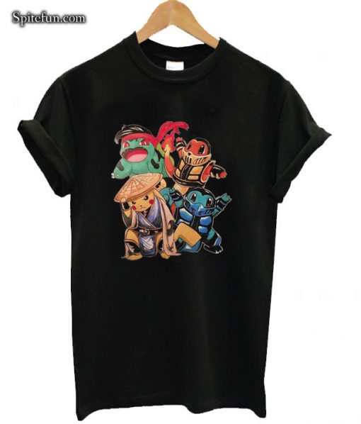 Mortal Kombat Pokemon T-shirt