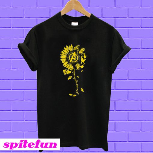 Sunflower Marvel Avengers Endgame you are my sunshine T-shirt