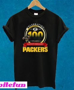 Celebrating 100 Years Anniversary Green Bay Packers T-shirt