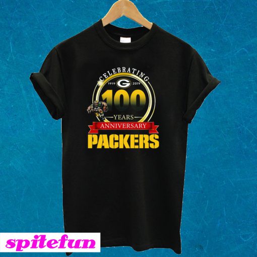 Celebrating 100 Years Anniversary Green Bay Packers T-shirt