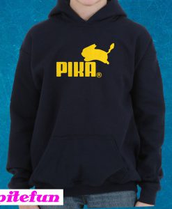 Pika Pikachu Pokemon Go Funny Puma Parody Hoodie