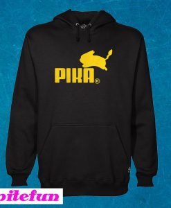 Pika Pikachu Pokemon Go Funny Puma Parody Hoodie