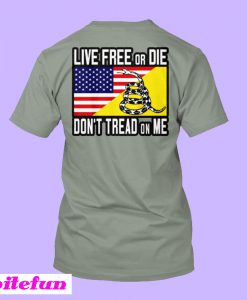 American Flag Gadsden Flag Combo T-Shirt